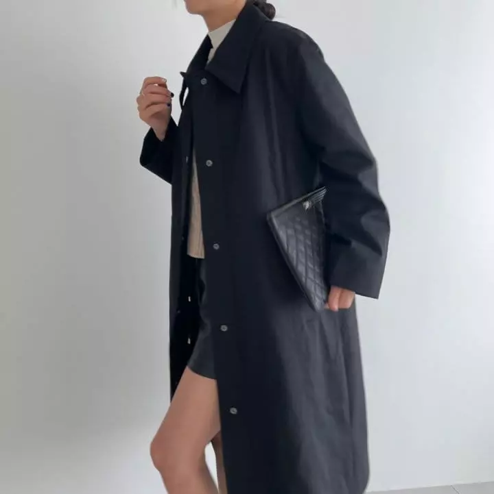 Ripple - Korean Women Fashion - #vintageinspired - Haber Long Coat - 6