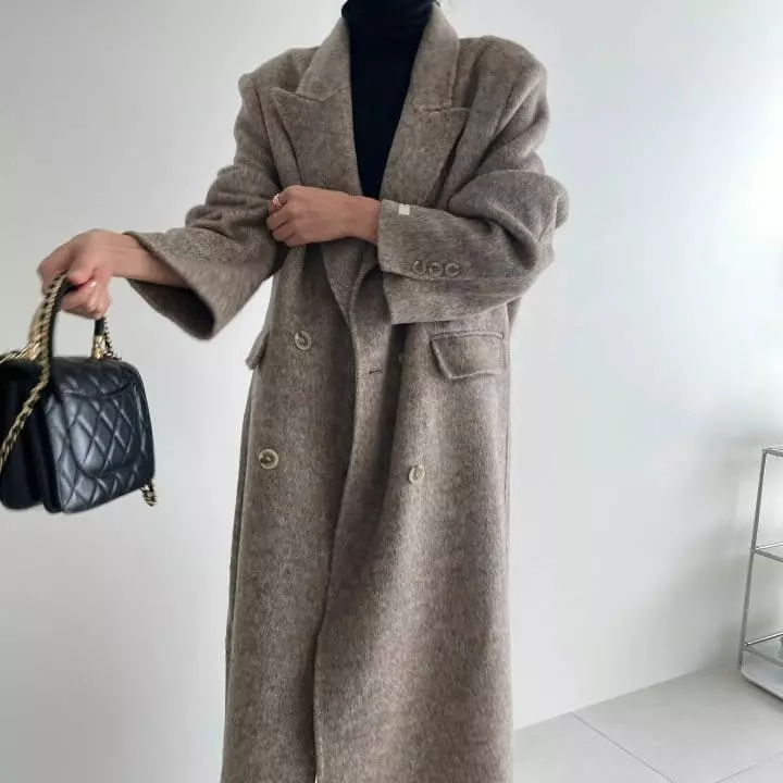 Ripple - Korean Women Fashion - #vintageinspired - Wrinkle Hand Made Coat - 2