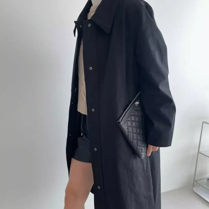 Ripple - Korean Women Fashion - #womensfashion - Haber Long Coat - 5