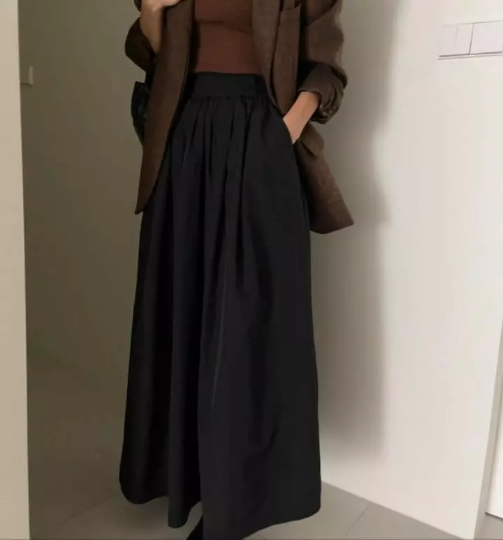 Ripple - Korean Women Fashion - #womensfashion - Mavel Long Skirt - 5