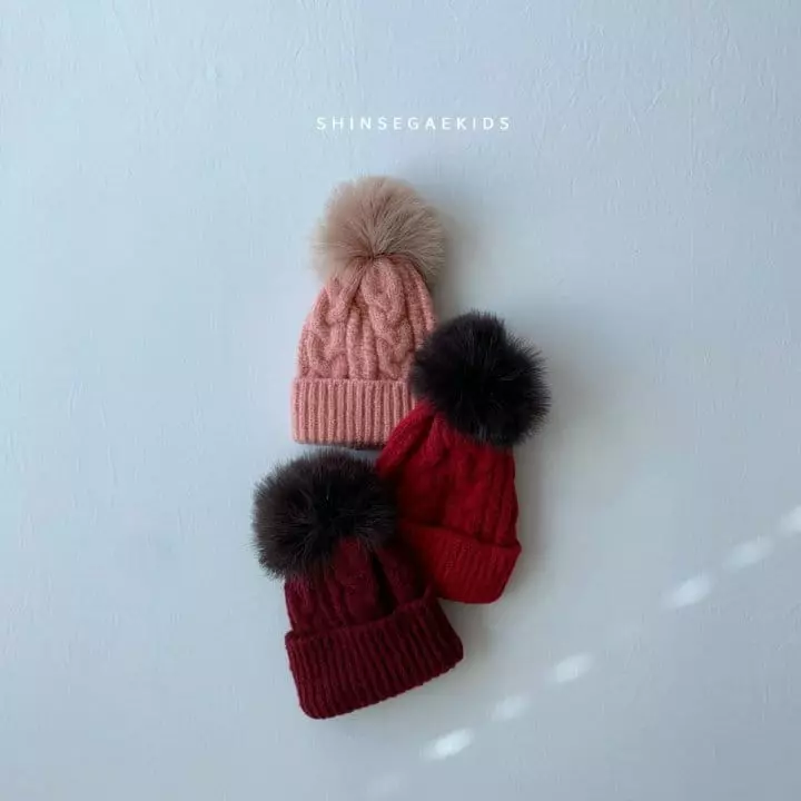 Shinseage Kids - Korean Children Fashion - #kidzfashiontrend - Twist Peach Tajo Beanie - 4