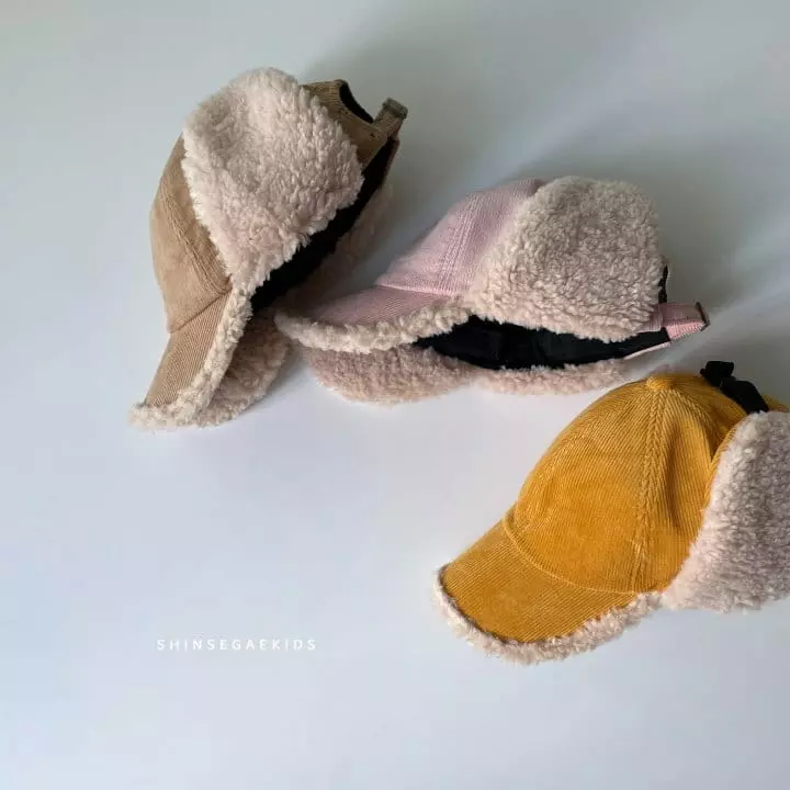 Shinseage Kids - Korean Children Fashion - #Kfashion4kids - Rib Bbogle Ear Ball Cap - 2