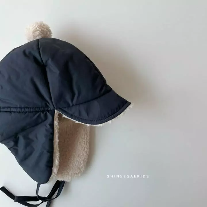 Shinseage Kids - Korean Children Fashion - #childofig - Padding String Earsmuffs Hat - 8