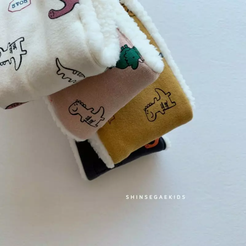 Shinseage Kids - Korean Children Fashion - #childofig - Dino Neck Warmer - 2