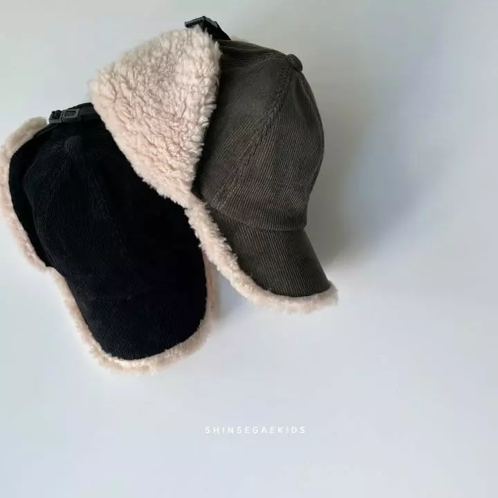 Shinseage Kids - Korean Children Fashion - #childofig - Rib Bbogle Ear Ball Cap - 10