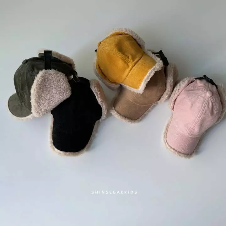 Shinseage Kids - Korean Children Fashion - #childrensboutique - Rib Bbogle Ear Ball Cap - 11