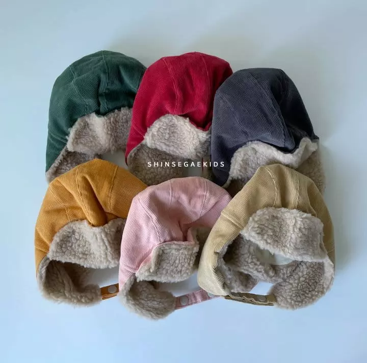 Shinseage Kids - Korean Children Fashion - #designkidswear - Junior Rib Bbogle Earmuffs Hat - 6