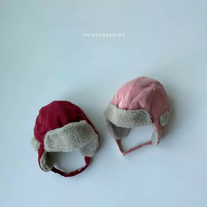 Shinseage Kids - Korean Children Fashion - #designkidswear - Kid Rib Earmuffs Hat - 3