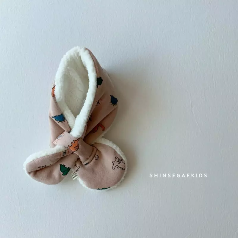 Shinseage Kids - Korean Children Fashion - #fashionkids - Dino Neck Warmer - 6
