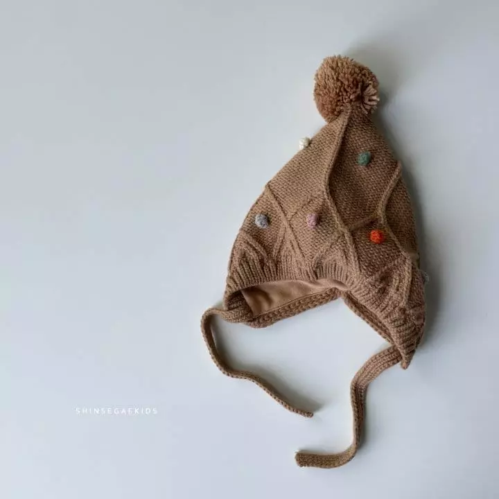 Shinseage Kids - Korean Children Fashion - #fashionkids - Pom Bell Bonnet - 9