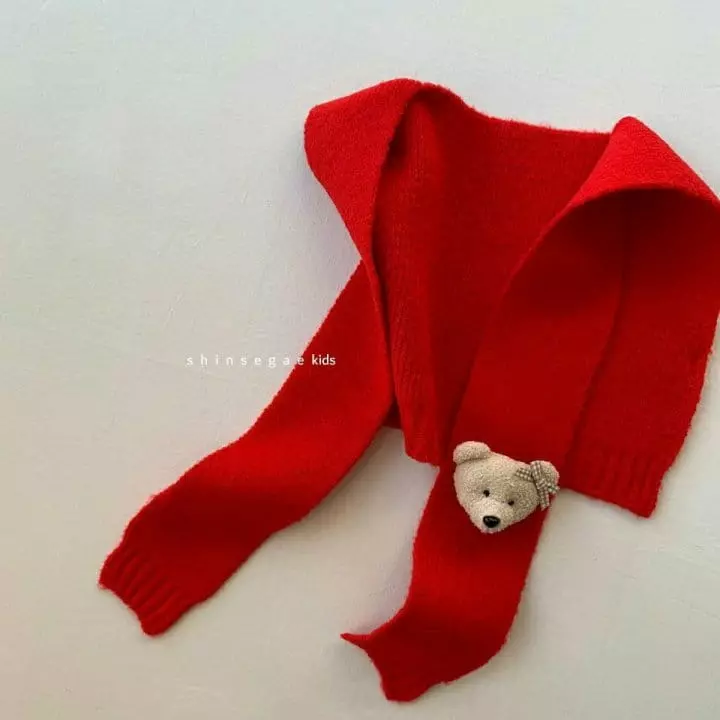 Shinseage Kids - Korean Children Fashion - #kidsshorts - Bear Shawl