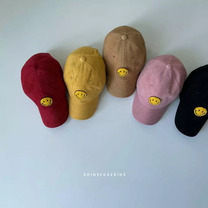Shinseage Kids - Korean Children Fashion - #kidsstore - Rib Smile Ball Cap