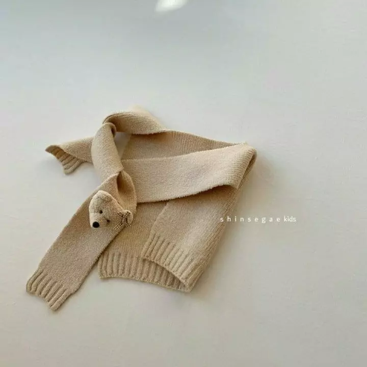 Shinseage Kids - Korean Children Fashion - #kidsstore - Bear Shawl - 2