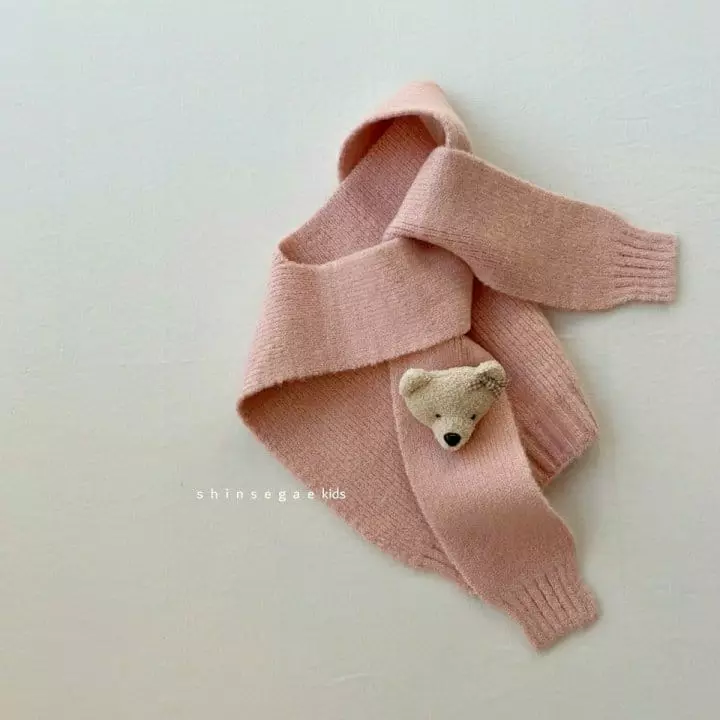 Shinseage Kids - Korean Children Fashion - #kidzfashiontrend - Bear Shawl - 3
