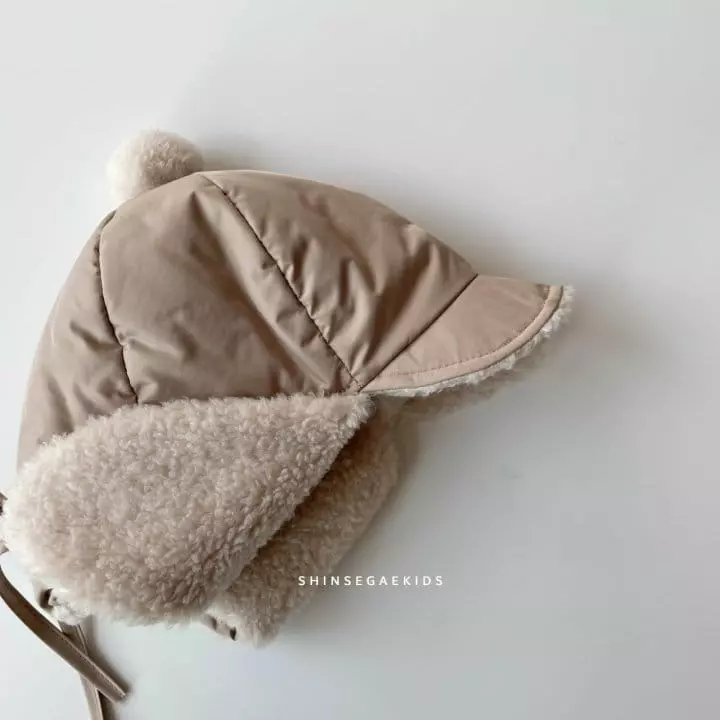 Shinseage Kids - Korean Children Fashion - #Kfashion4kids - Padding String Earsmuffs Hat - 4