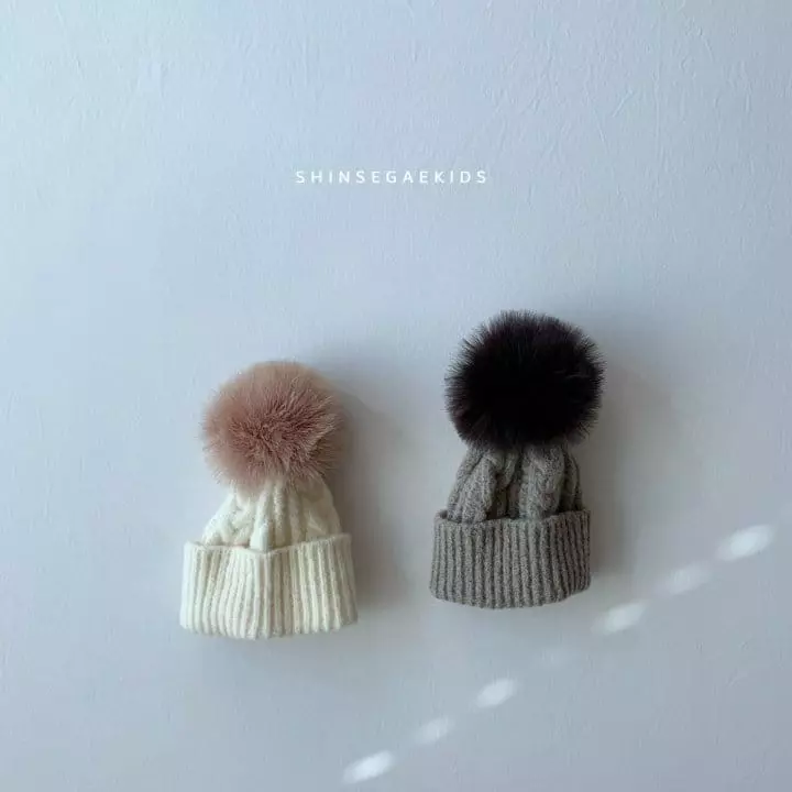 Shinseage Kids - Korean Children Fashion - #littlefashionista - Twist Peach Tajo Beanie - 5