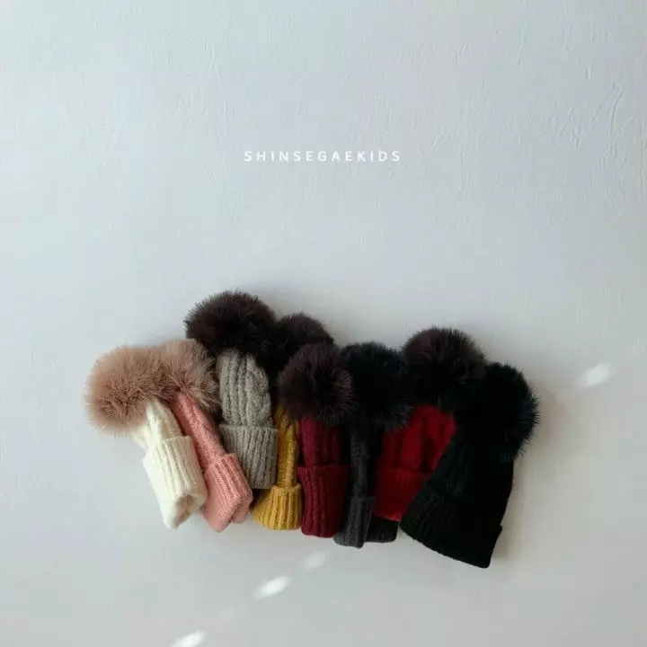 Shinseage Kids - Korean Children Fashion - #magicofchildhood - Twist Peach Tajo Beanie - 6