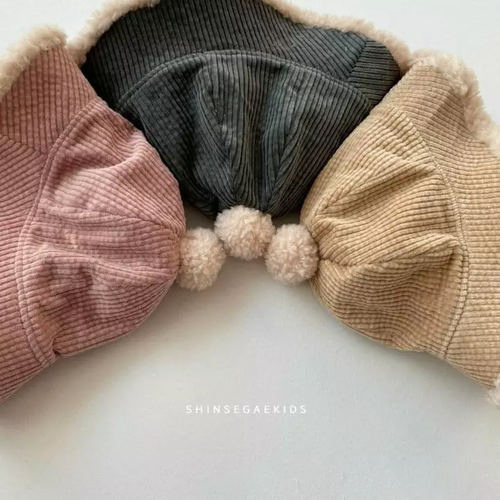 Shinseage Kids - Korean Children Fashion - #magicofchildhood - Rib Bbogle Bell Bucket Hat - 5