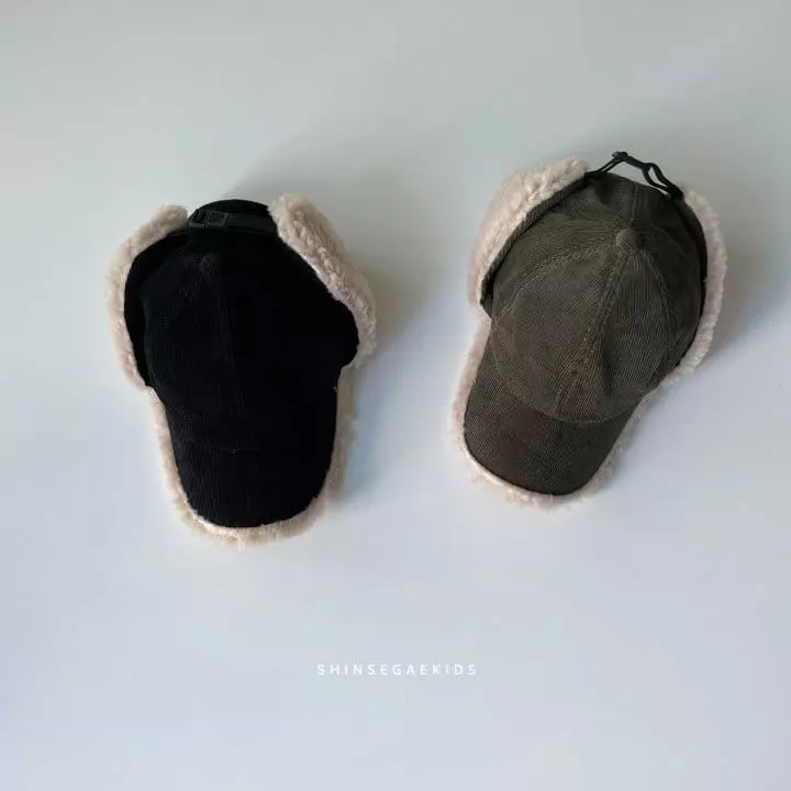Shinseage Kids - Korean Children Fashion - #littlefashionista - Rib Bbogle Ear Ball Cap - 4