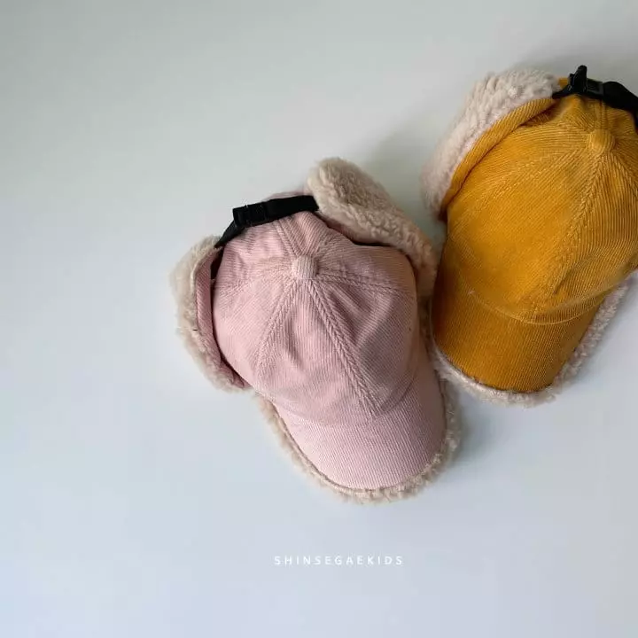 Shinseage Kids - Korean Children Fashion - #minifashionista - Rib Bbogle Ear Ball Cap - 5