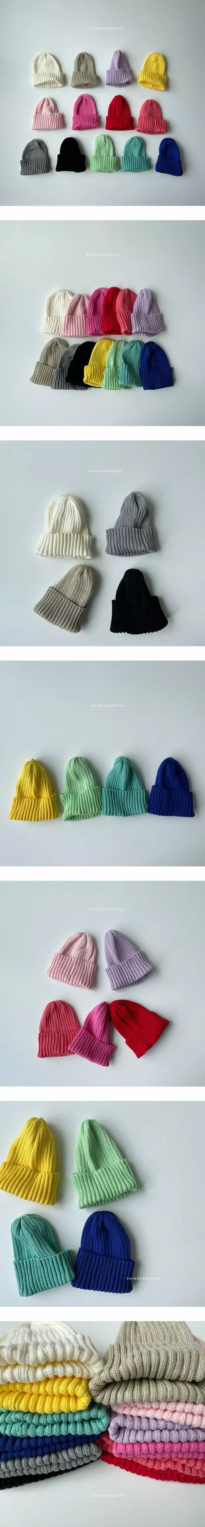 Shinseage Kids - Korean Children Fashion - #prettylittlegirls - Spring Rib Beanie