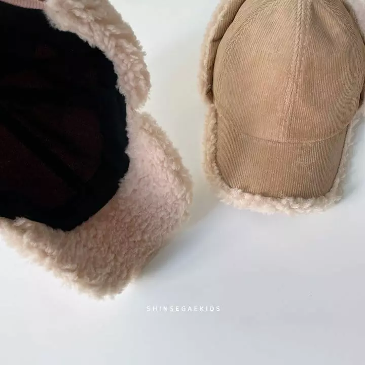 Shinseage Kids - Korean Children Fashion - #stylishchildhood - Rib Bbogle Ear Ball Cap - 9