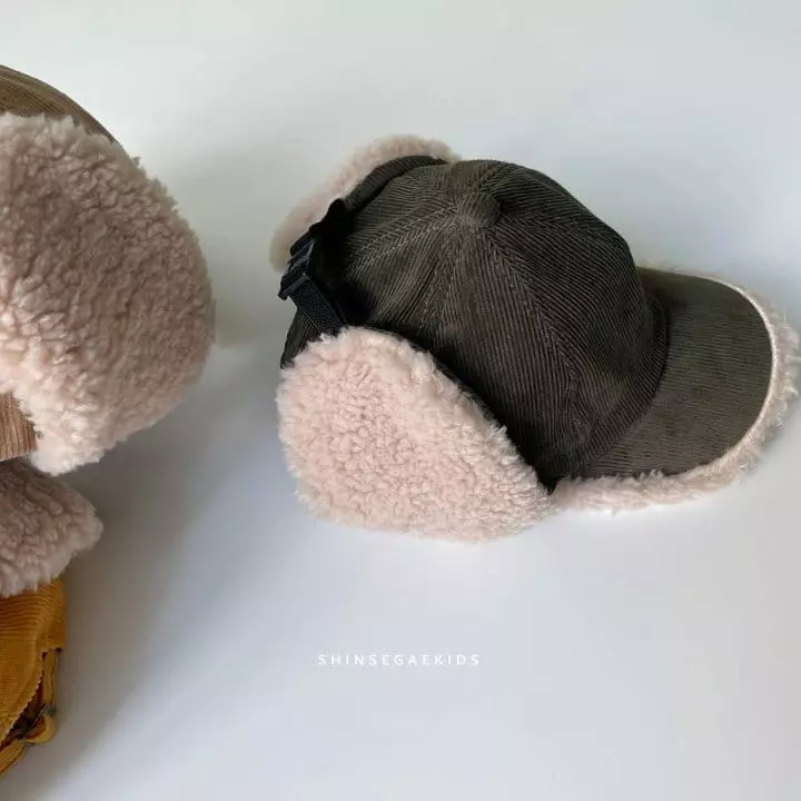 Shinseage Kids - Korean Children Fashion - #todddlerfashion - Rib Bbogle Ear Ball Cap - 7