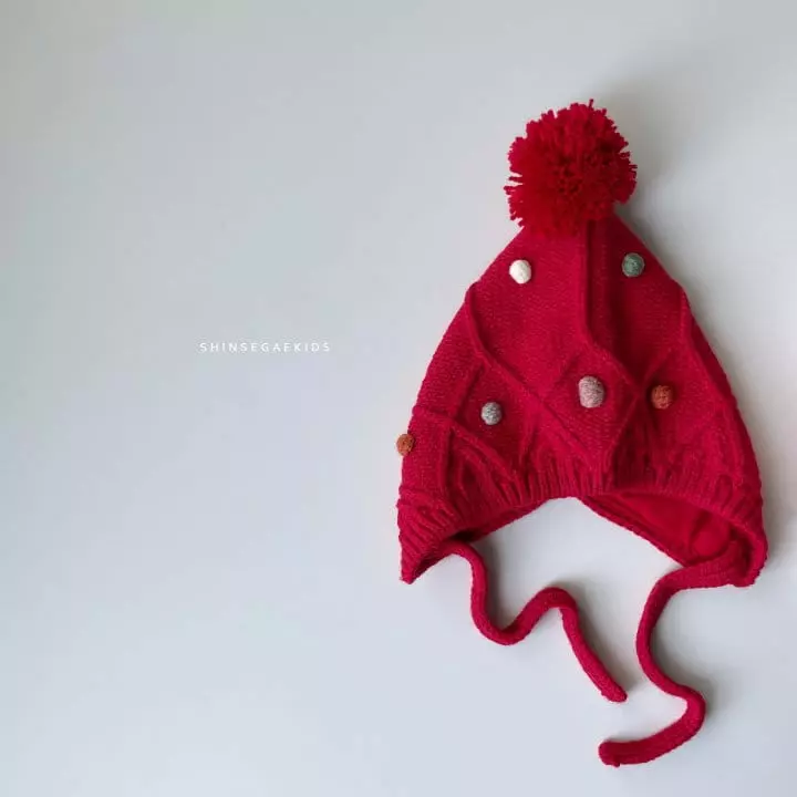 Shinseage Kids - Korean Children Fashion - #toddlerclothing - Pom Bell Bonnet - 3