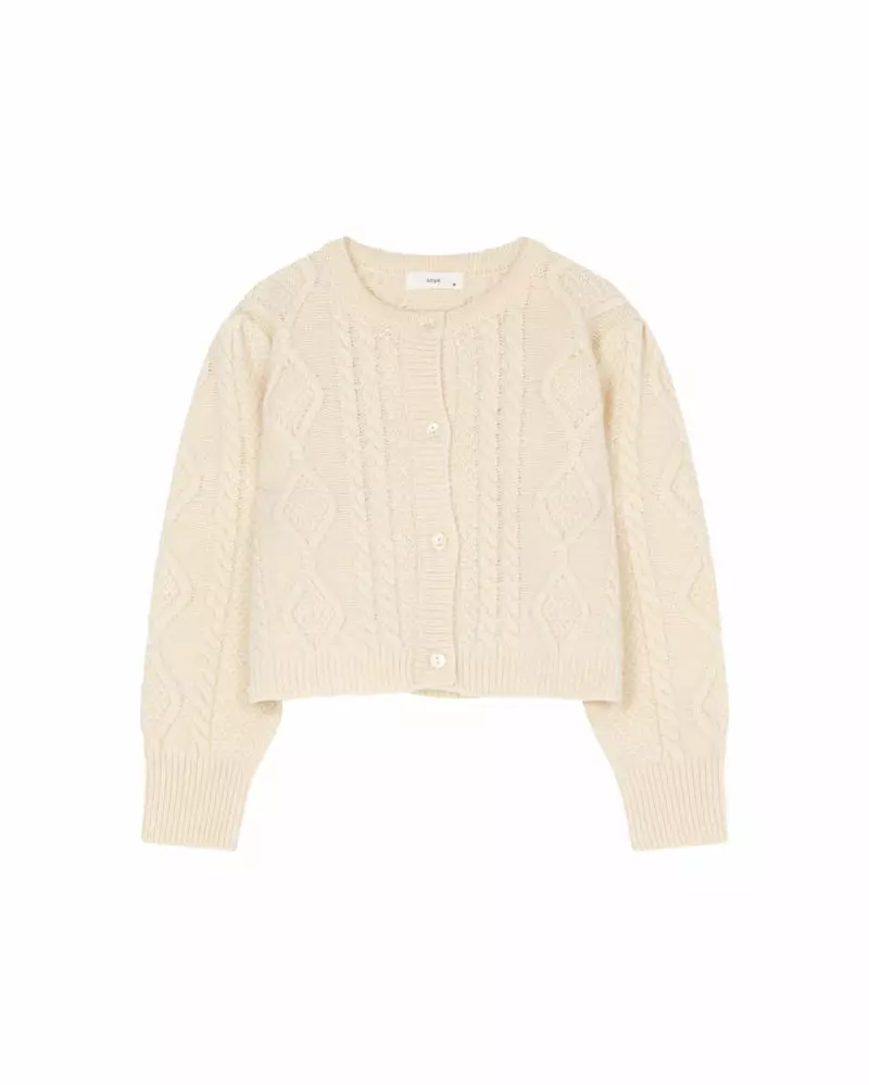 Soye - Korean Children Fashion - #minifashionista - Cable Knit Jacket