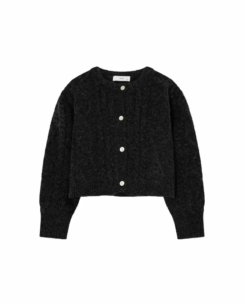 Soye - Korean Children Fashion - #todddlerfashion - Cable Knit Jacket - 3