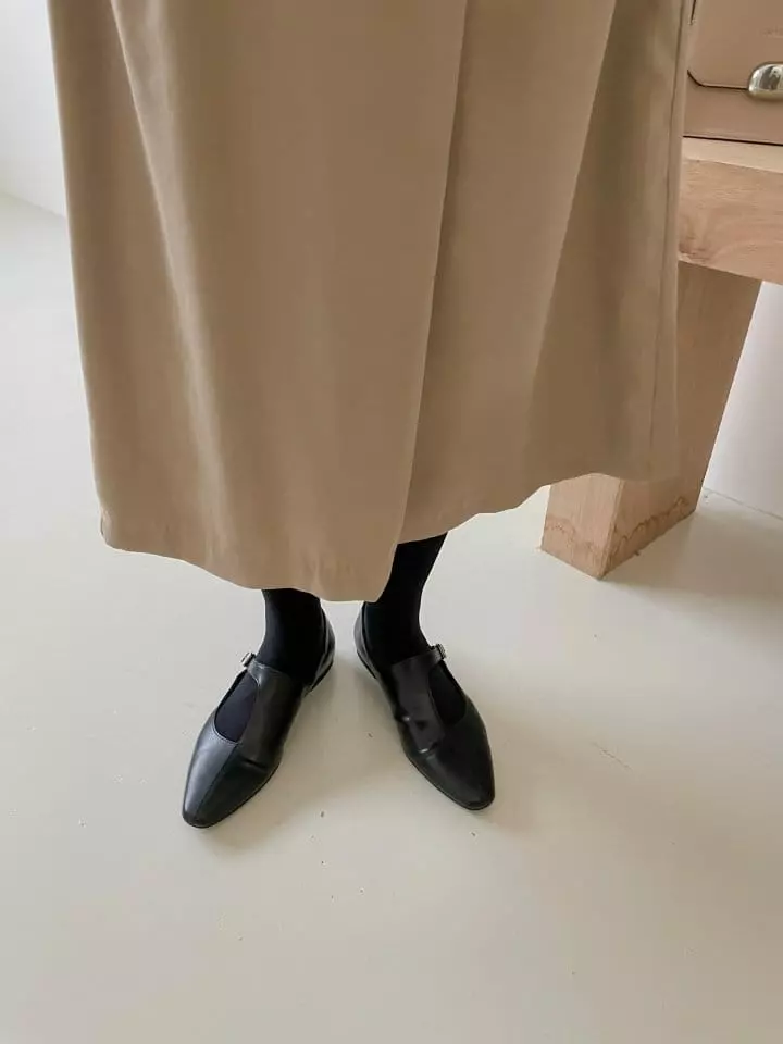 Ssangpa - Korean Women Fashion - #momslook - tm 3027 Flats & Ballerinas - 5