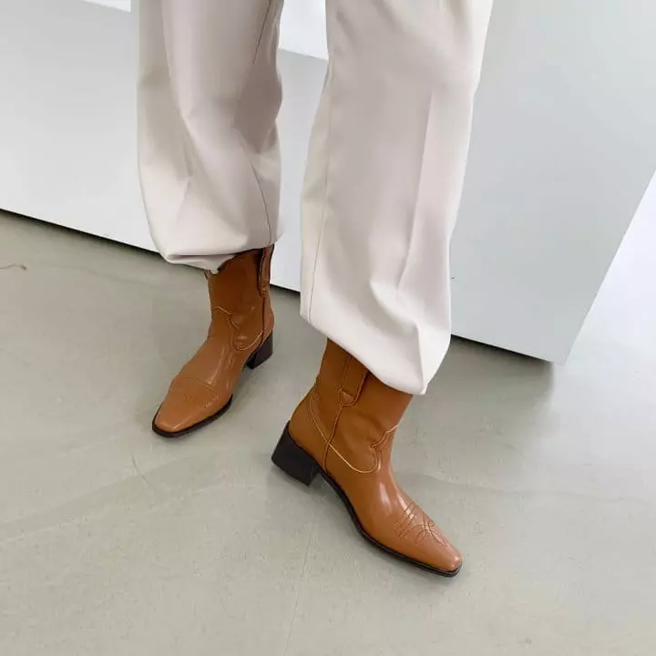 Ssangpa - Korean Women Fashion - #momslook - tm 4020 Boots - 2