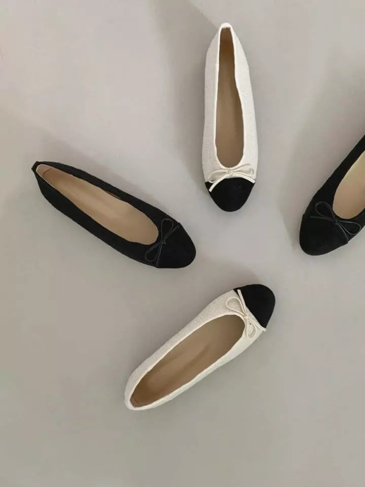 Ssangpa - Korean Women Fashion - #momslook - nv 7308 Flats & Ballerinas - 2