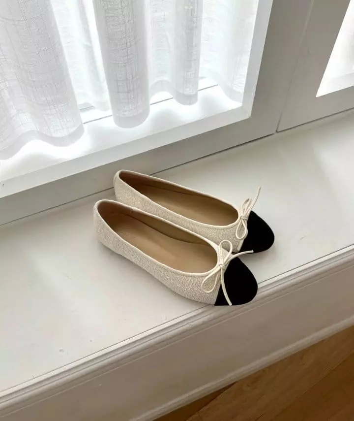 Ssangpa - Korean Women Fashion - #womensfashion - nv 7308 Flats & Ballerinas - 4