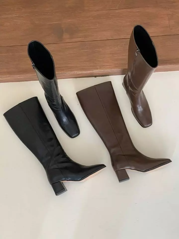 Ssangpa - Korean Women Fashion - #momslook - nv 7305 Boots - 7