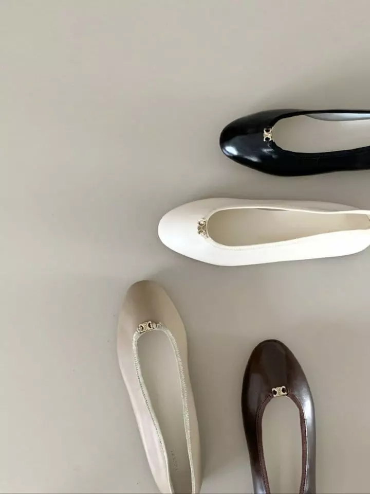 Ssangpa - Korean Women Fashion - #momslook - nv 7301 Flats & Ballerinas - 10