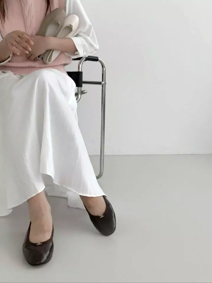 Ssangpa - Korean Women Fashion - #momslook - nv 7301 Flats & Ballerinas - 11