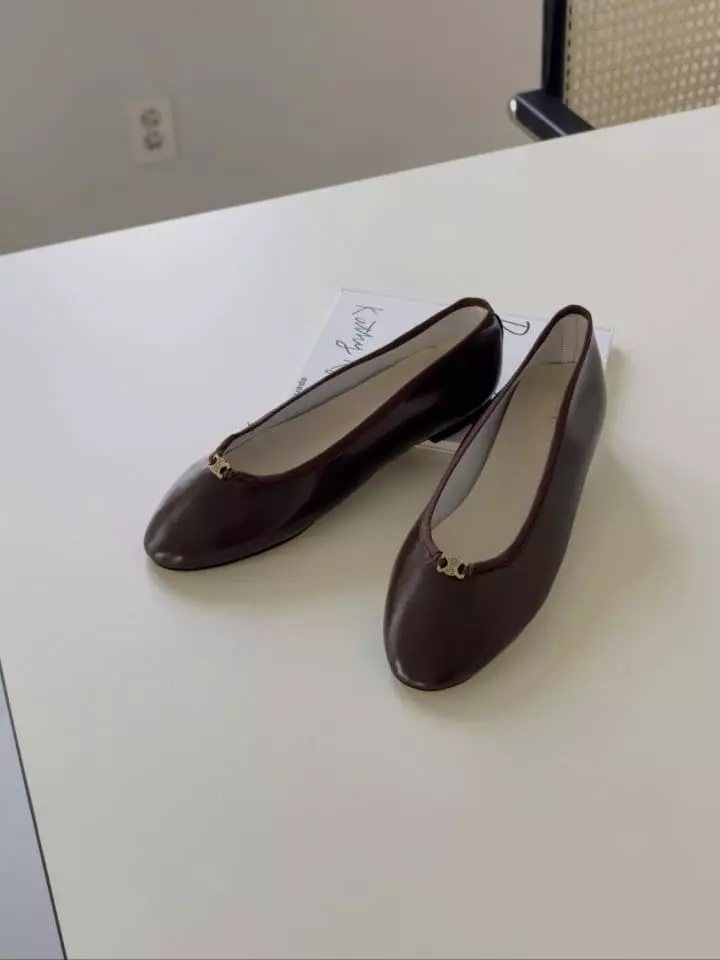 Ssangpa - Korean Women Fashion - #momslook - nv 7301 Flats & Ballerinas - 5
