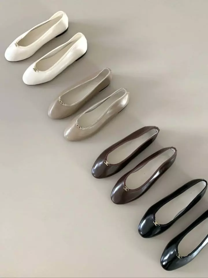 Ssangpa - Korean Women Fashion - #momslook - nv 7301 Flats & Ballerinas - 9