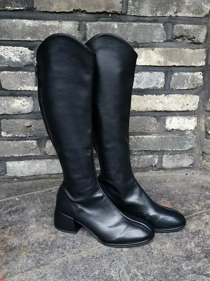 Ssangpa - Korean Women Fashion - #momslook - jh a61~1 Boots - 2