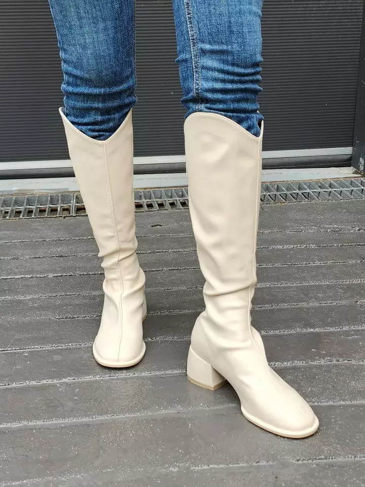 Ssangpa - Korean Women Fashion - #womensfashion - jh a61~1 Boots - 4