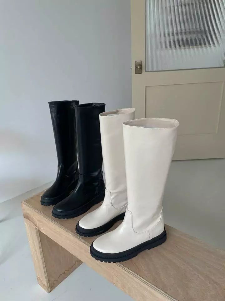 Ssangpa - Korean Women Fashion - #momslook - tm 3022 Boots - 2