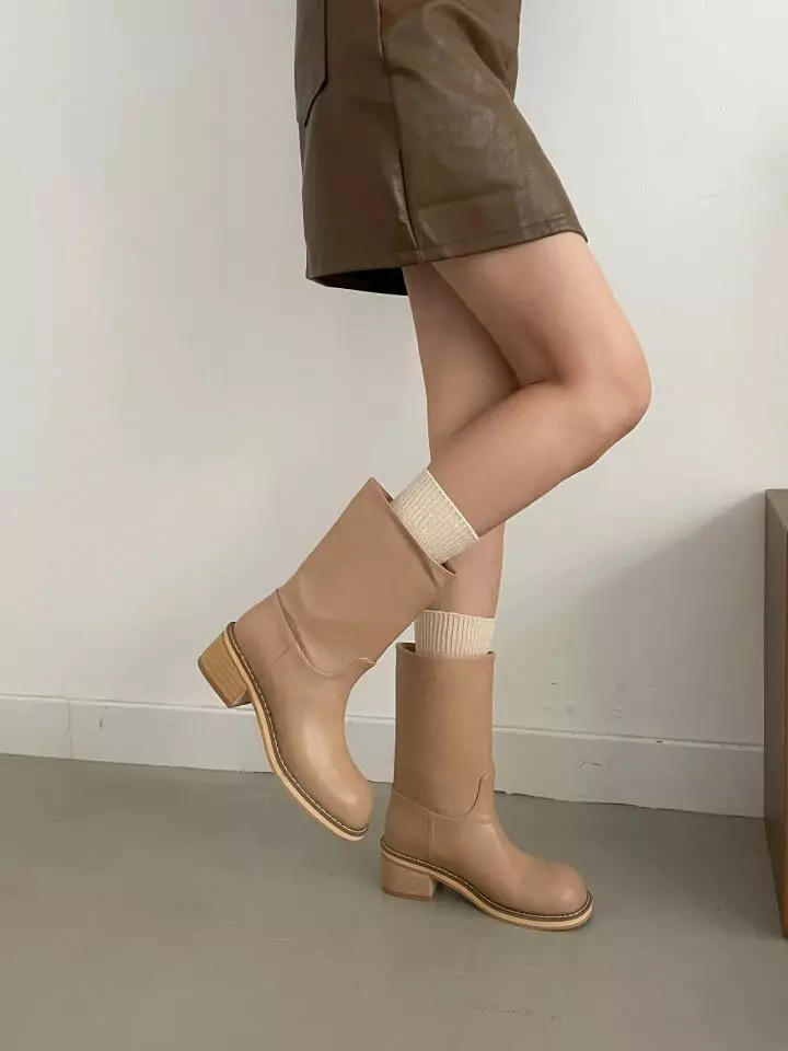 Ssangpa - Korean Women Fashion - #momslook - li 2827 Boots - 2