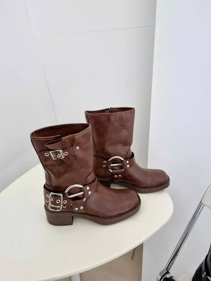 Ssangpa - Korean Women Fashion - #momslook - th 236 Boots - 2