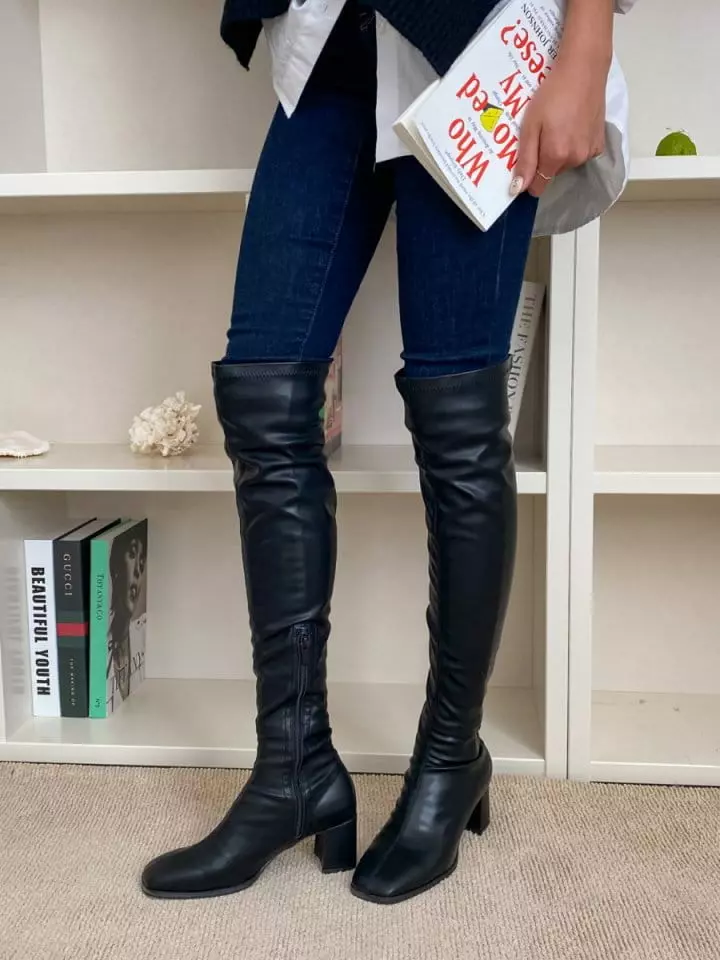 Ssangpa - Korean Women Fashion - #momslook - f 1020 Boots - 7
