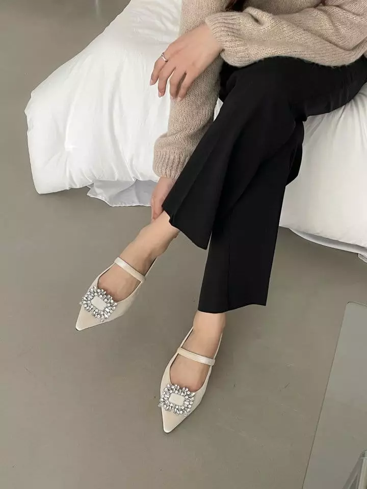 Ssangpa - Korean Women Fashion - #momslook - tt 2045 Flats & Ballerinas - 6