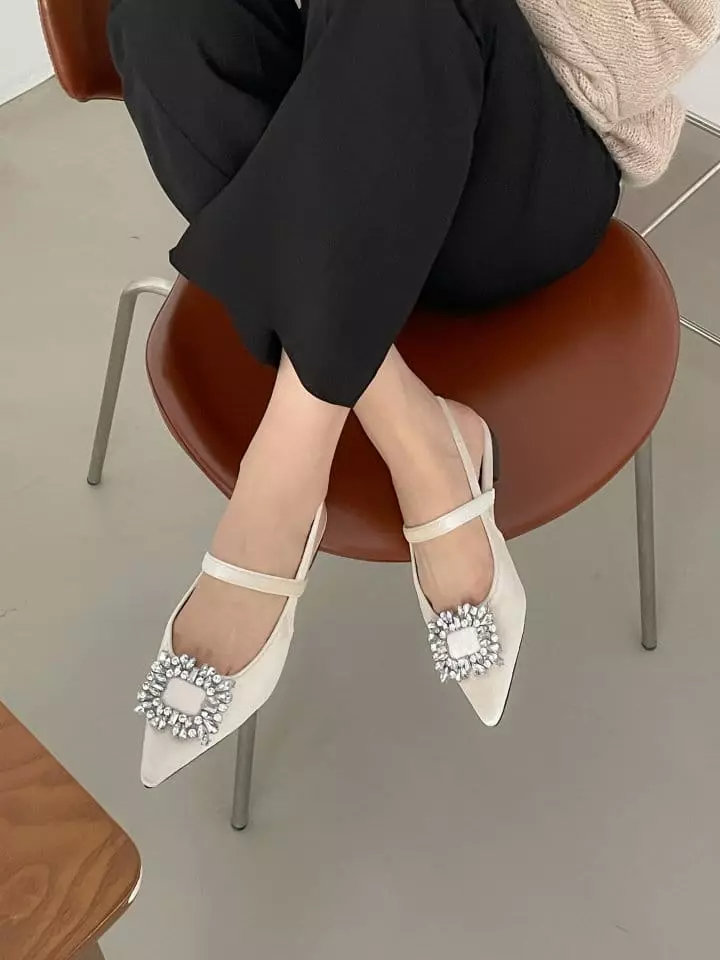Ssangpa - Korean Women Fashion - #momslook - tt 2045 Flats & Ballerinas - 9