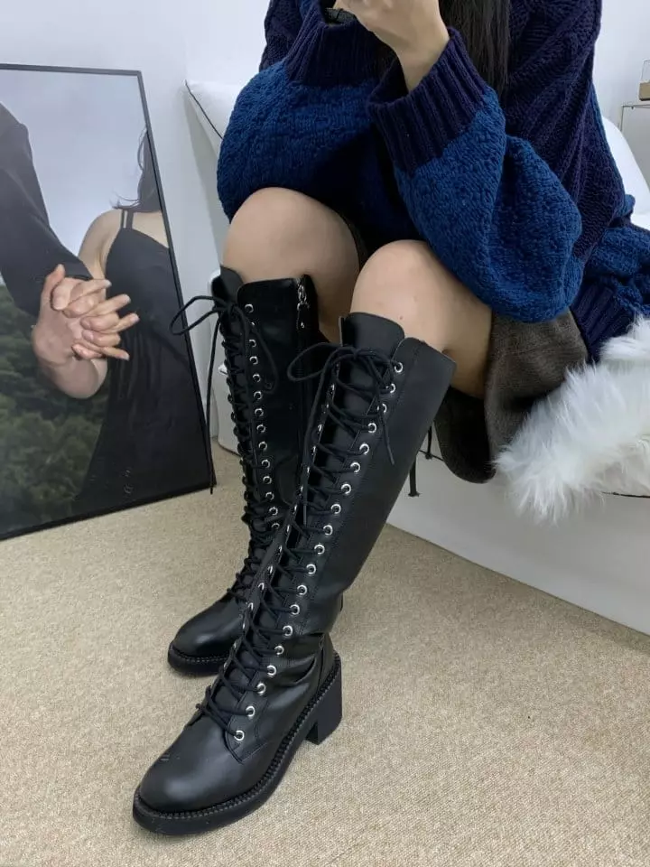 Ssangpa - Korean Women Fashion - #momslook - tm 664 Boots - 10