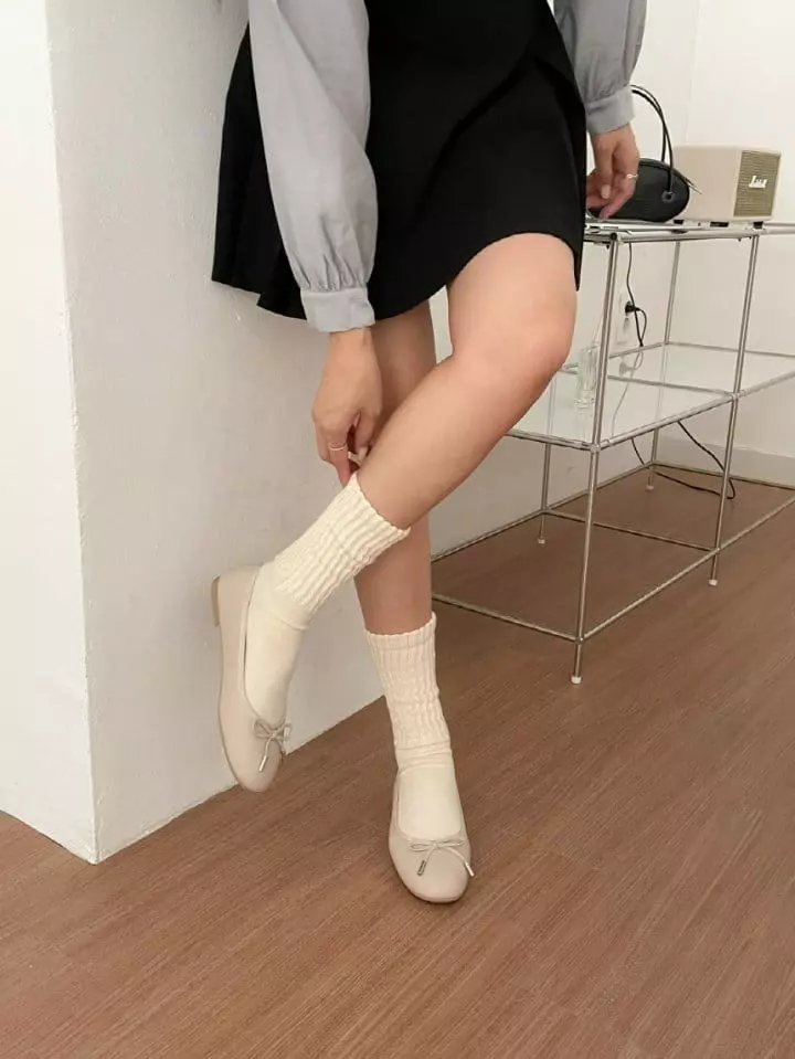 Ssangpa - Korean Women Fashion - #momslook - ra 8096 Flats & Ballerinas - 11