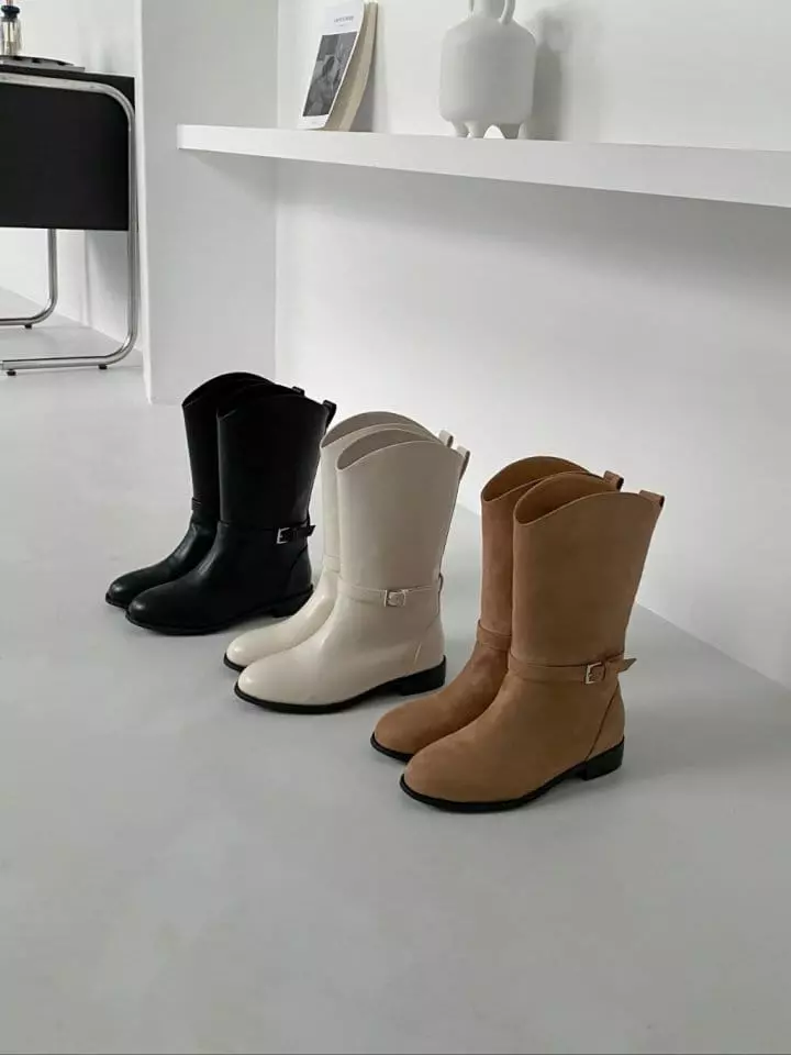 Ssangpa - Korean Women Fashion - #momslook - hb 2033 Boots - 2